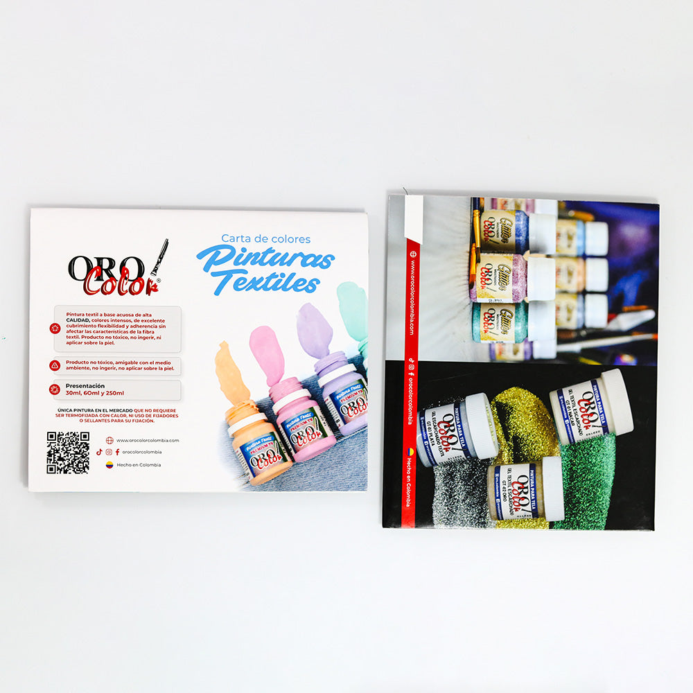 Carta de Colores Pintura para Tela TX PREMIUM