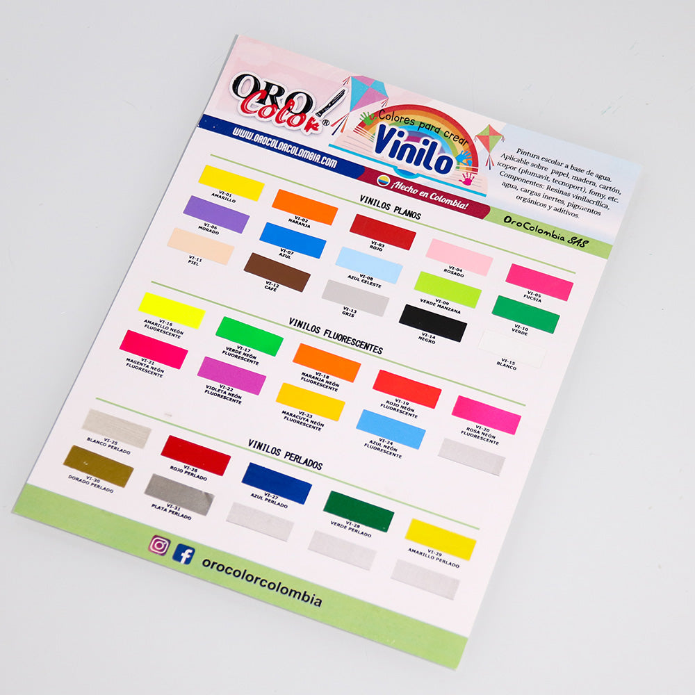 Carta de Colores Vinilos