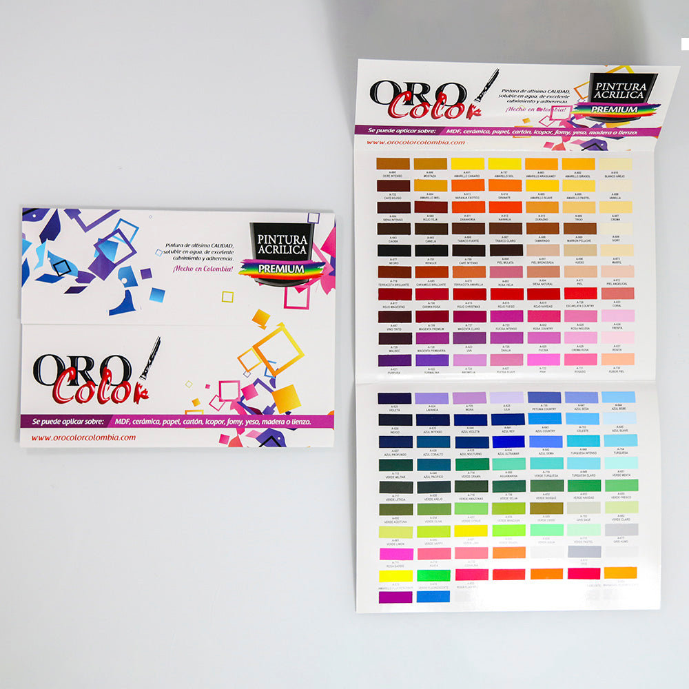Carta de Colores Acrílica Premium