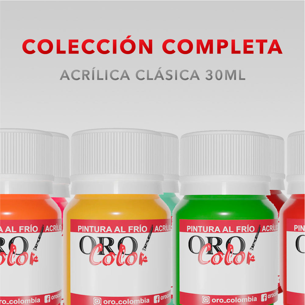 Colección Completa - Pintura Acrílica Clásica 30 ml