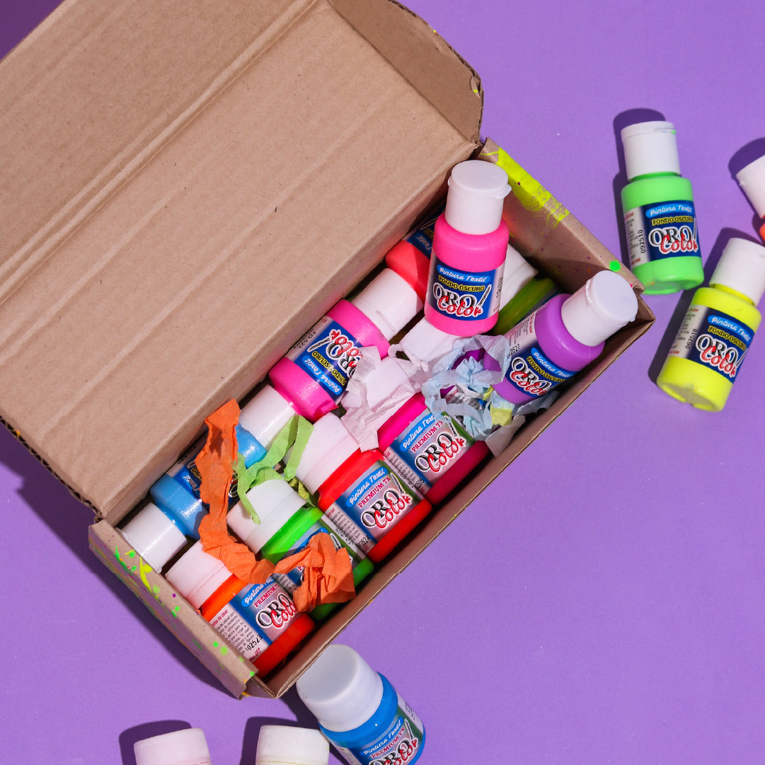 Superkit Textil Premium y Fondo Oscuro Neón - Edición Carnaval