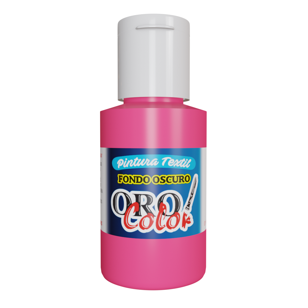 Rosa Fluorescente Fondo Oscuro FO-522