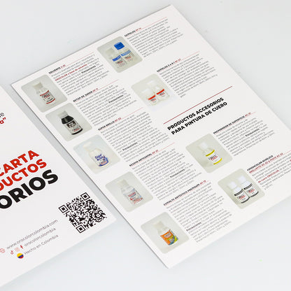 Carta Informativa Productos Accesorios