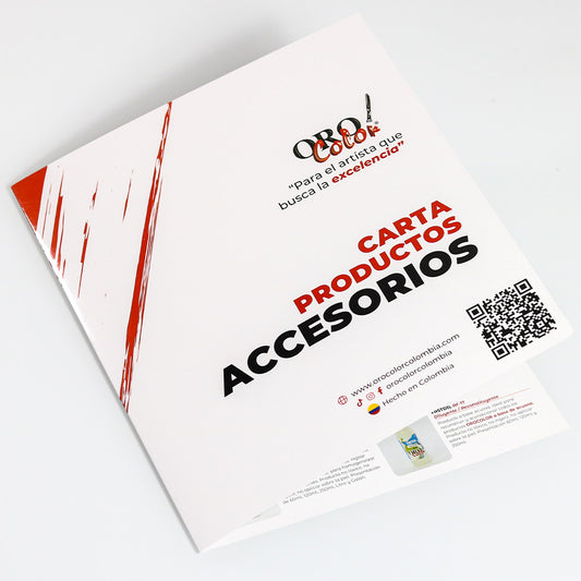 Carta Informativa Productos Accesorios