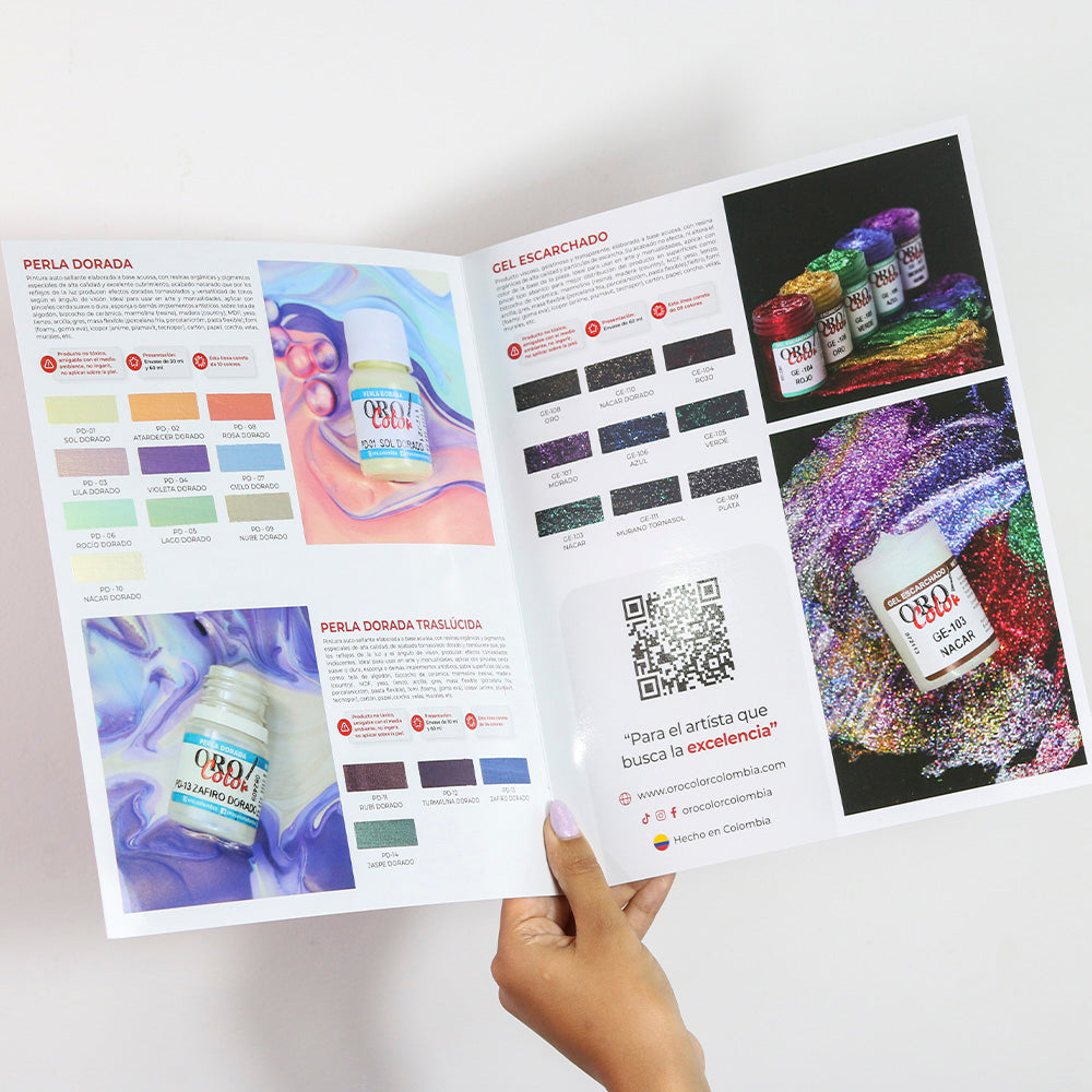 Carta de Colores Perla Dorada- Envejecedores-Geles