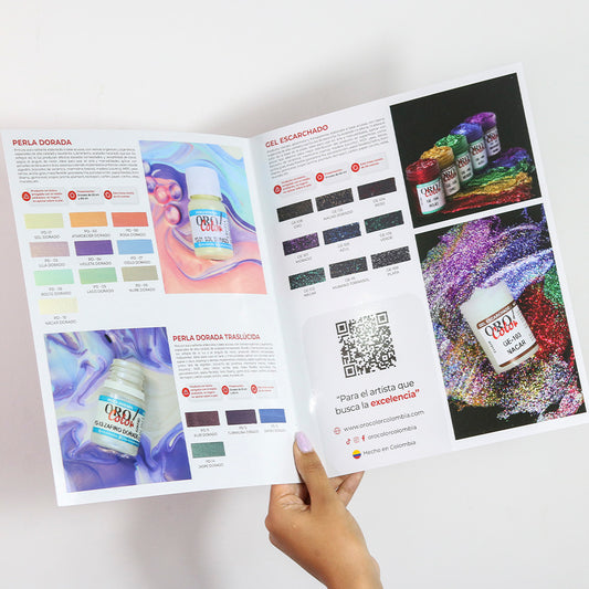 Carta de Colores Perla Dorada- Envejecedores-Geles