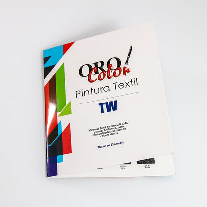 Carta de Colores Pintura Para Tela TW