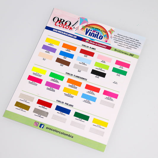 Carta de Colores Vinilos