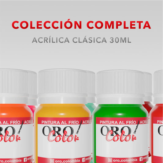 Colección Completa - Pintura Acrílica Clásica 30 ml