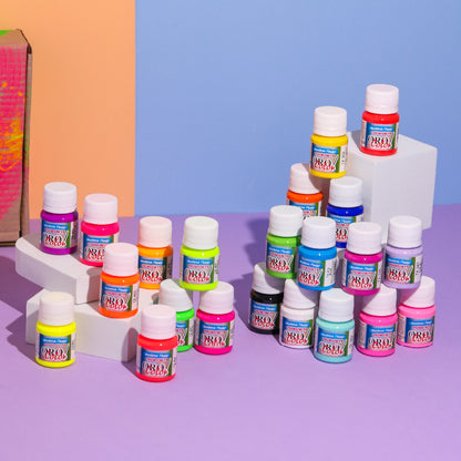 Kit Pintura Textil Premium 22 Tonos - Edición Carnaval