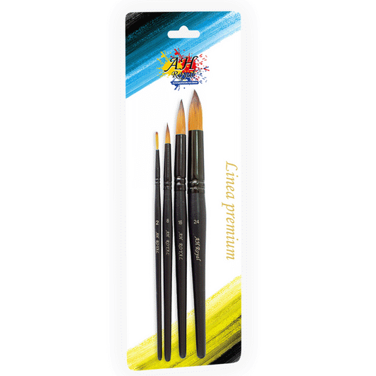 Set X4 Pincel AH Royal Redondos Ref. 90355-1015