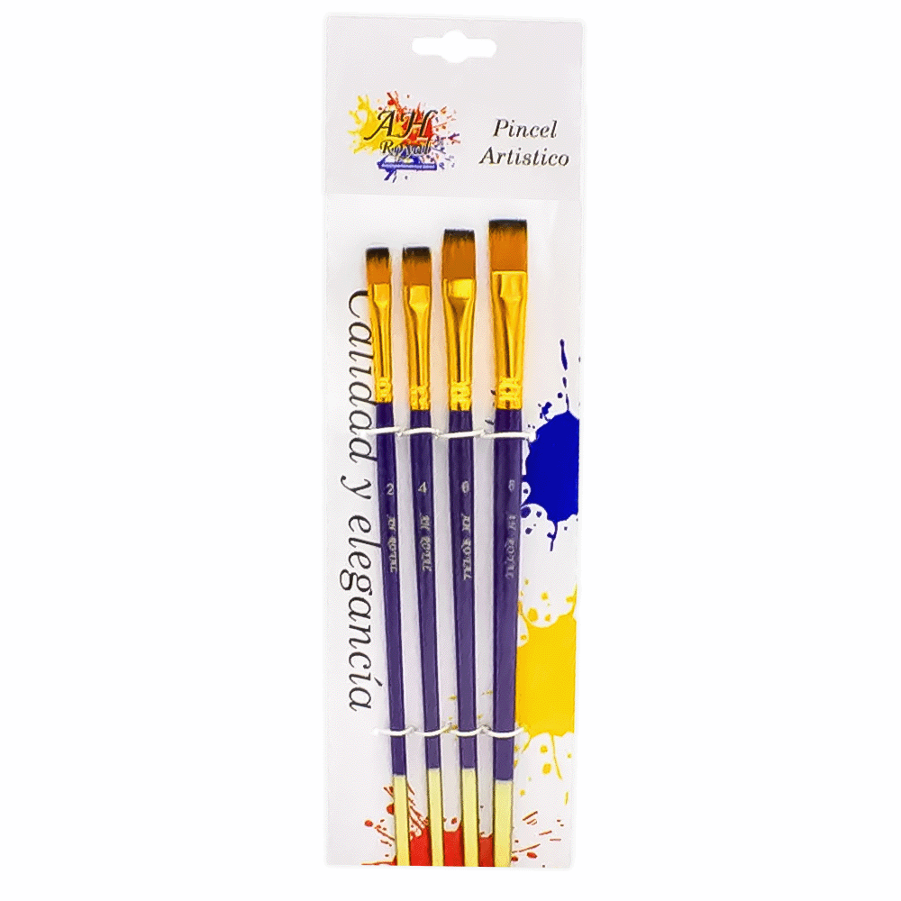 Set X4 Pincel AH Royal Ref. 20044
