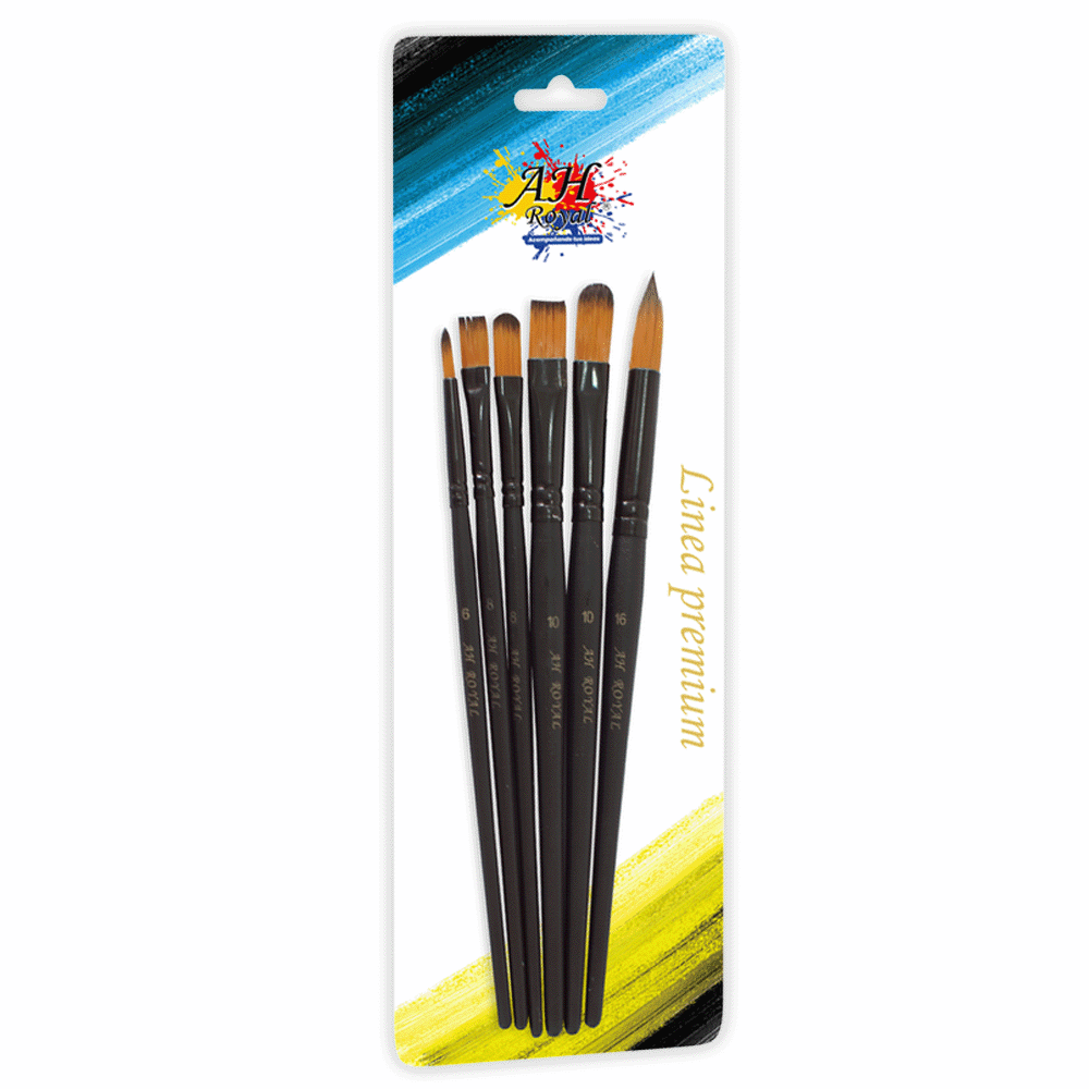 Set X4 Pinceles AH Royal Variados  Ref.90358