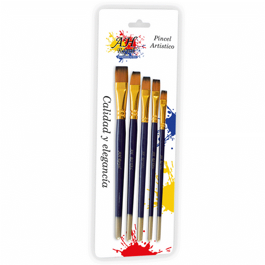 Set X5 Pinceles AH Royal Planos  Ref.20051