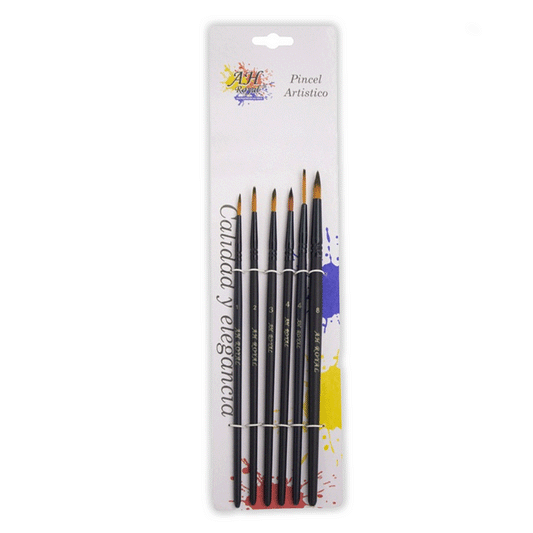 Set X6 Pinceles AH Royal Ref. 90359