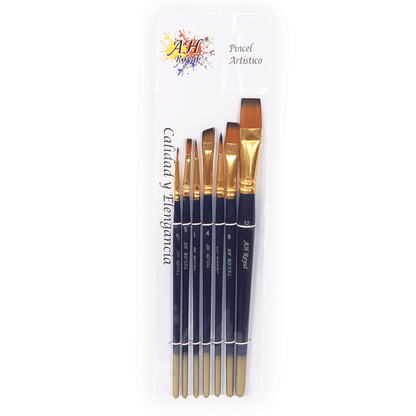 Set X7 Pincel AH Royal Surtido Ref. 20028