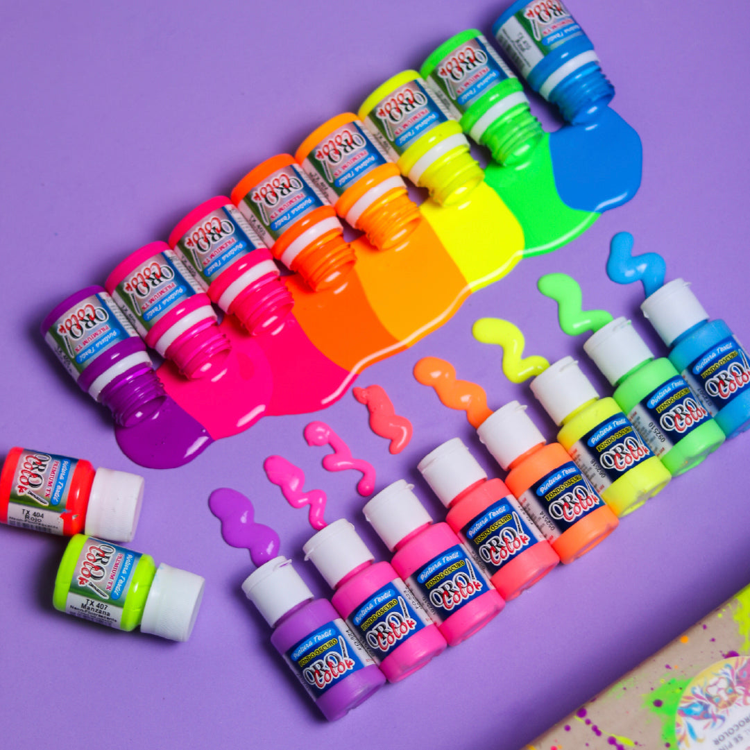 Superkit Textil Premium y Fondo Oscuro Neón - Edición Carnaval