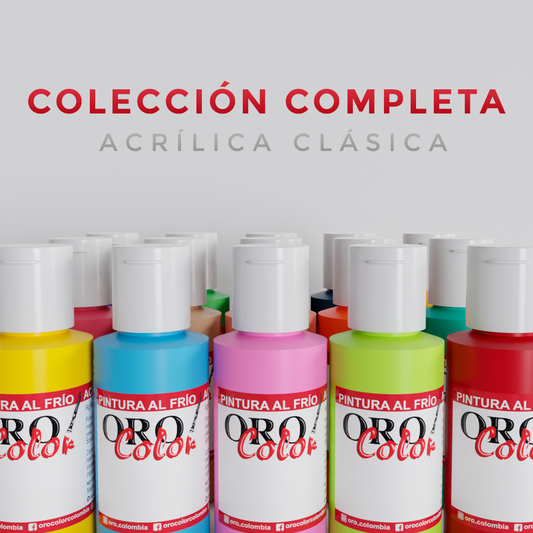 Colección Completa - Pintura al Frío Acrílica Clásica