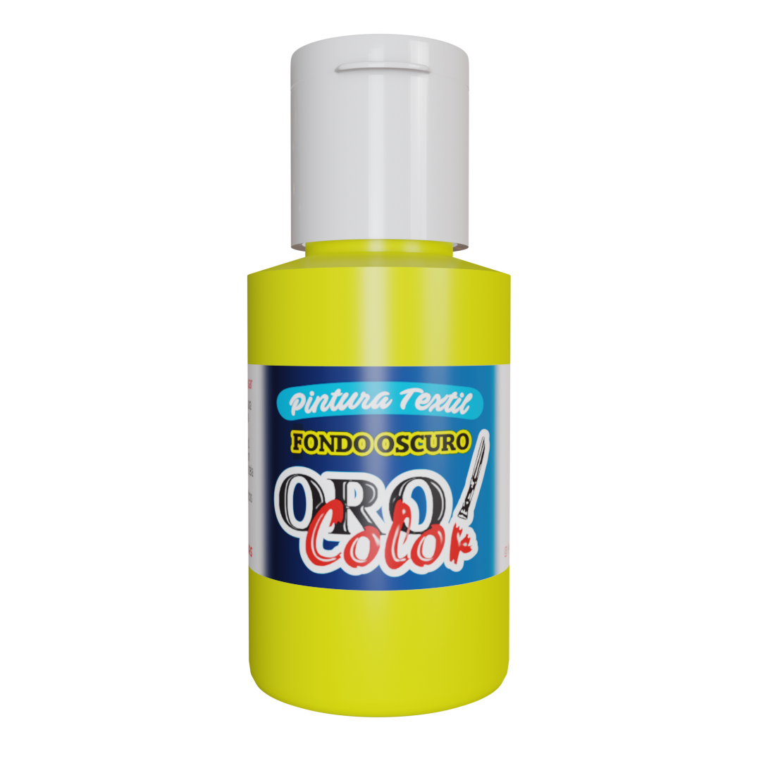 Amarillo Fluorescente Fondo Oscuro FO-519