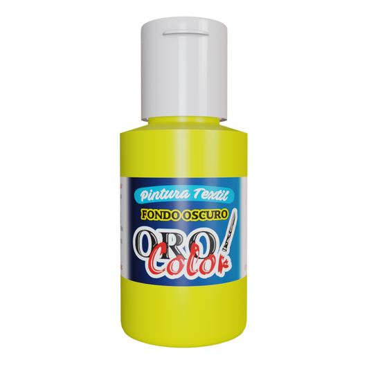 Amarillo Fluorescente Fondo Oscuro FO-519