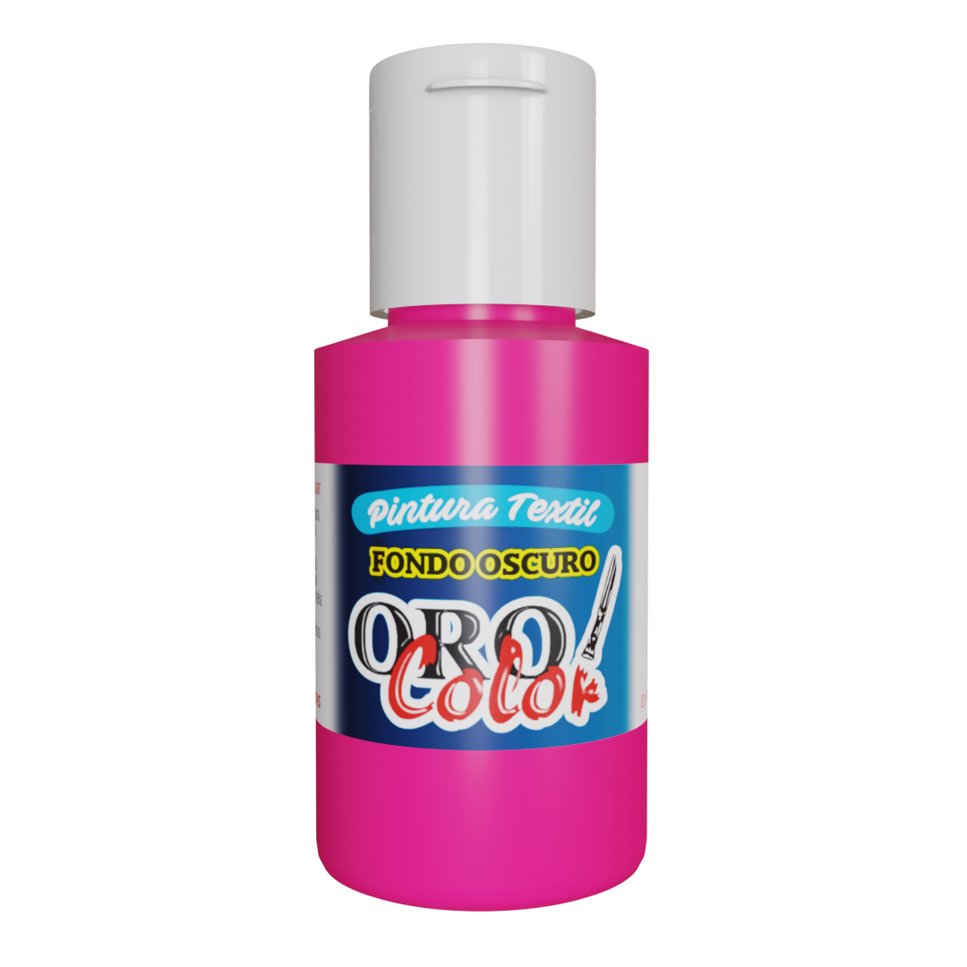 Magenta Fluorescente Fondo Oscuro FO-523